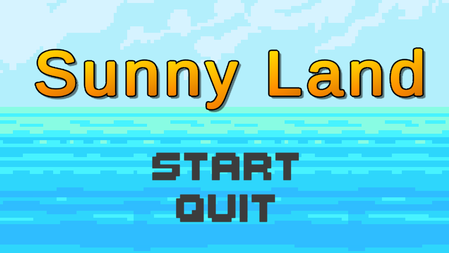 【Archive】Sunny Land, a platformmer game